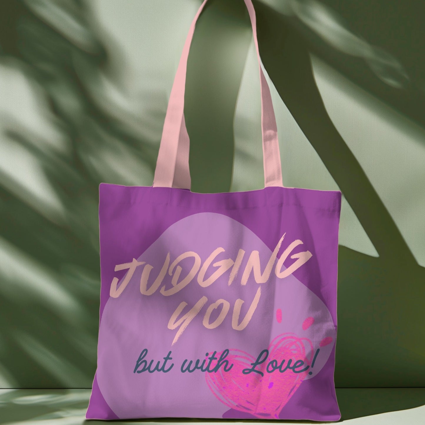 Judging You But with love Tote bag with Zipper