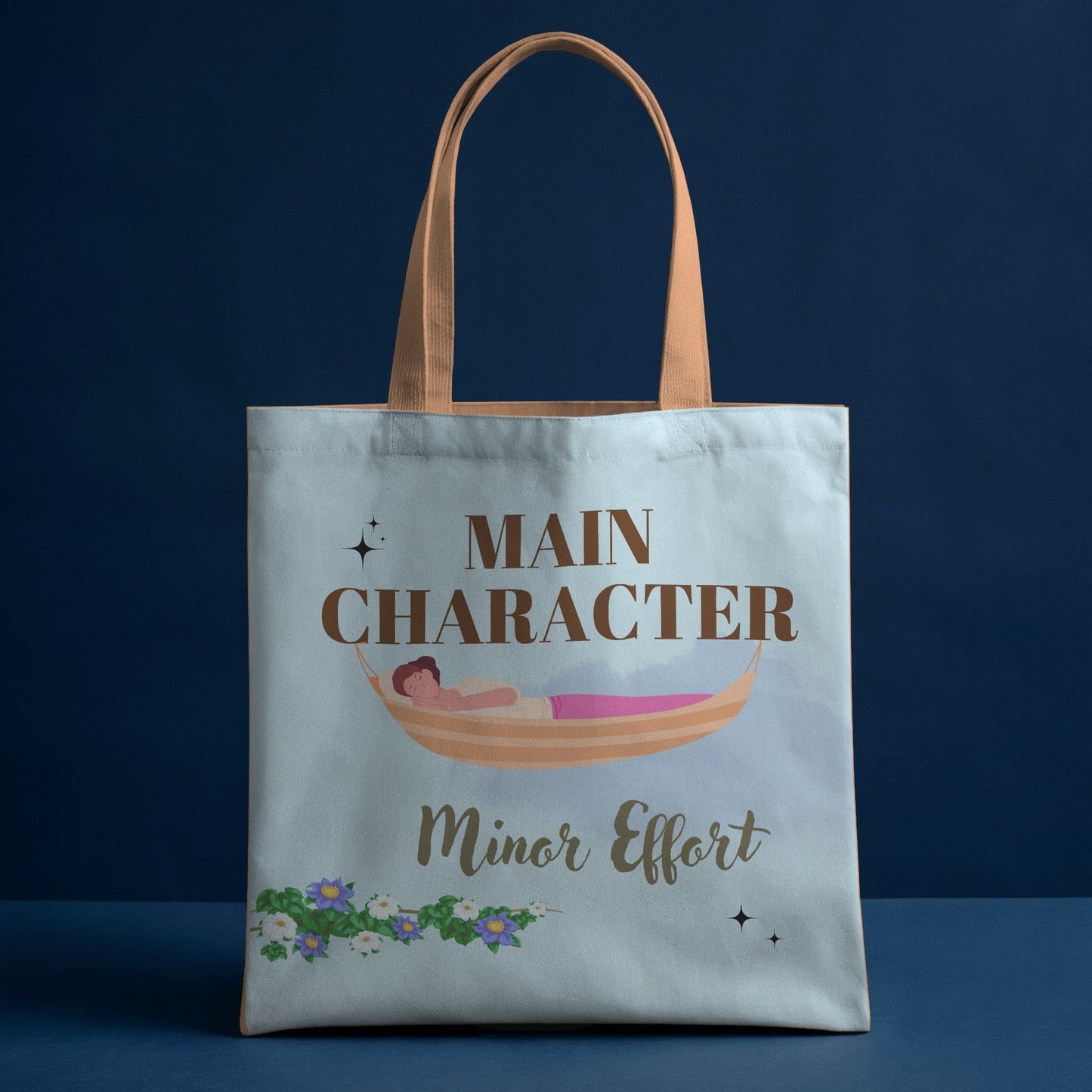 Main Character Minor Energy Tote bag with Zipper