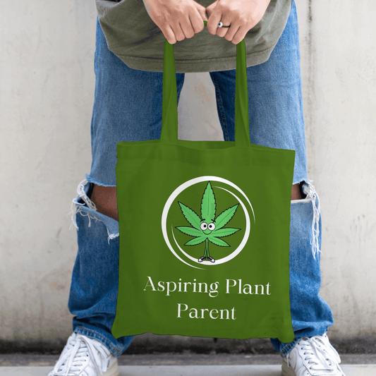 Aspiring Plant Parent Tote with Zipper